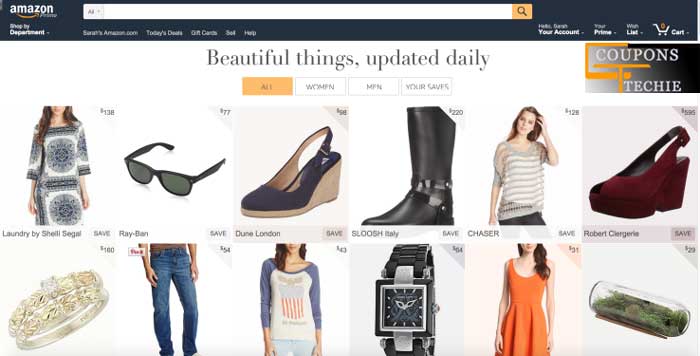 Amazon Money Saving Coupons